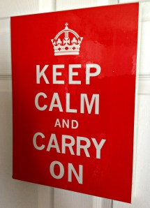 This hangs on my office door. I don't always do it, but it reminds me to try.