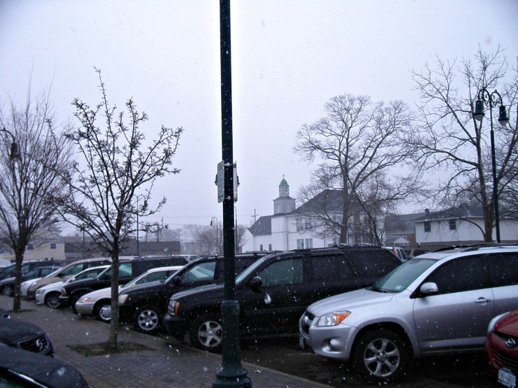 Okay, so it didn't stick. But seriously, enough already with the snow spitting.