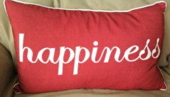 Yes, I have a new happiness pillow for my new place.  