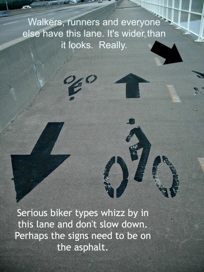 It's not difficult to understand the signage.