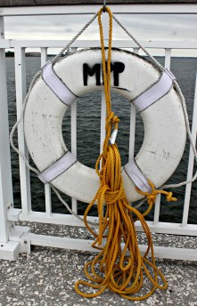 Probably the best thing for me to do is to have this hanging around my net BEFORE I leave over with the net to catch the crabs.